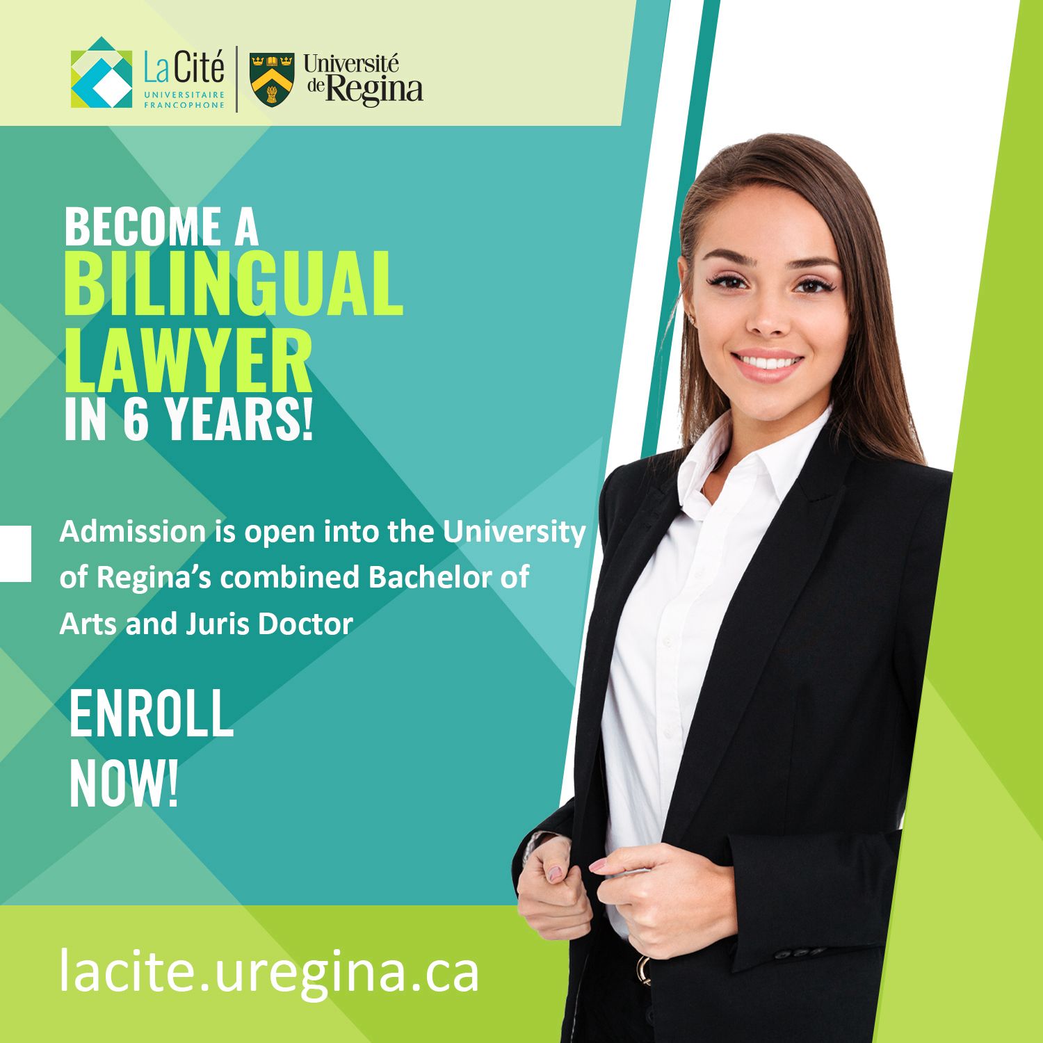 La Cite  BA and Law program poster